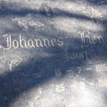 BERNING Johannes Hendricus 1915-1996 