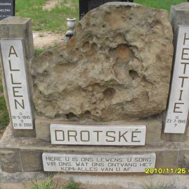 DROTSKE Allen 1945-2001 &amp; Hettie 1945-