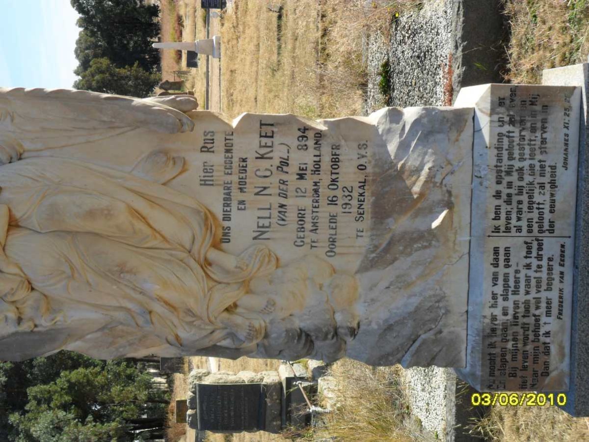 KEET Nell N.C. nee VAN DER POLL 1894-1932