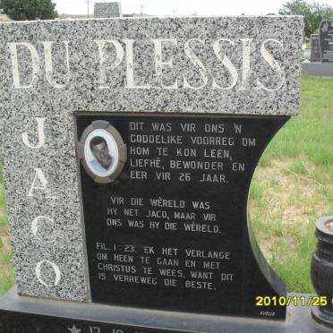 PLESSIS Jaco, du 