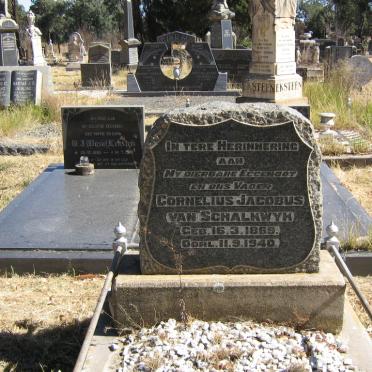 SCHALKWYK Cornelius Jacobus, van 1869-1940