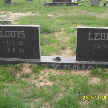 STRYDOM Louis 1919-1995 &amp; Leonie 1931