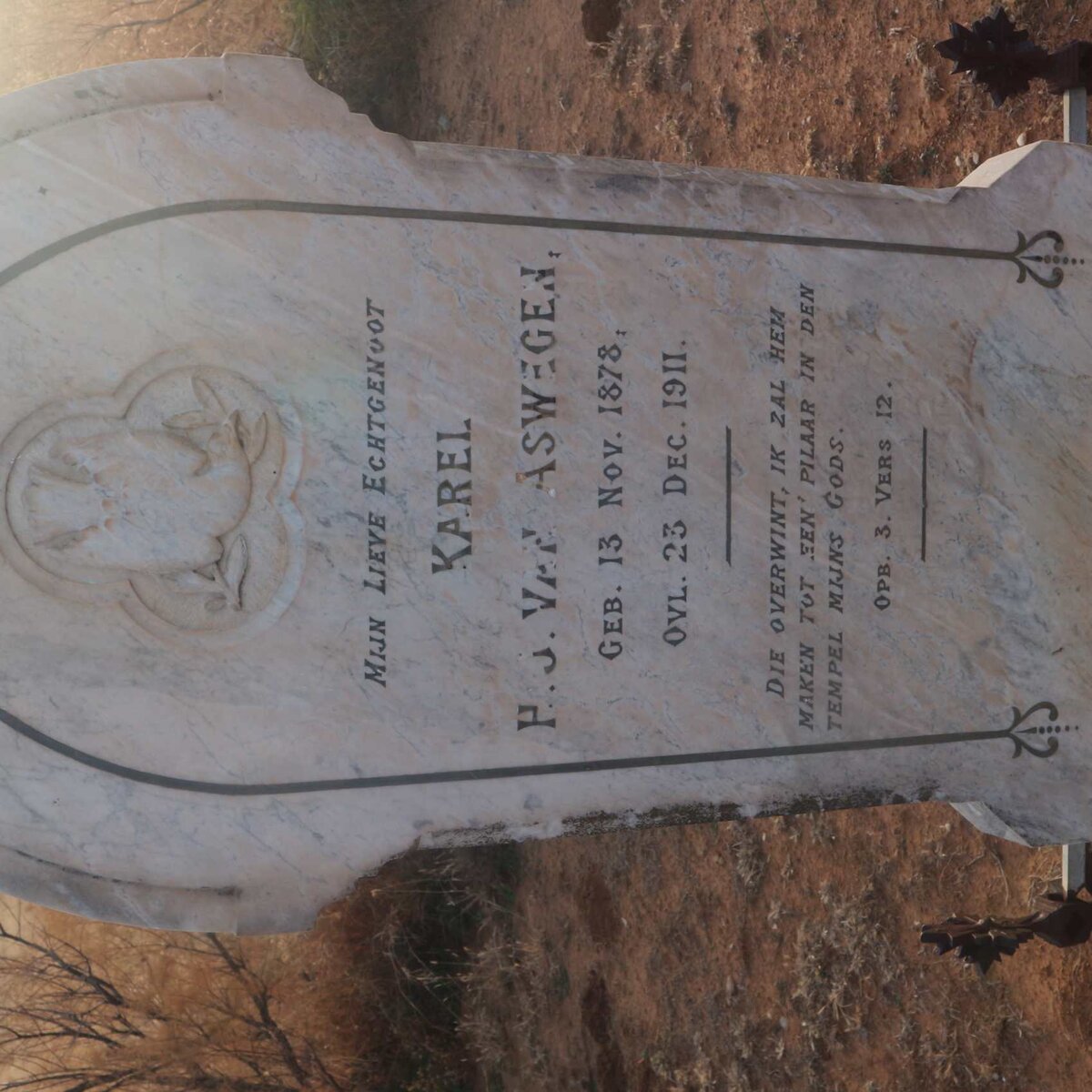 ASWEGEN Karel P.J., van 1878-1911