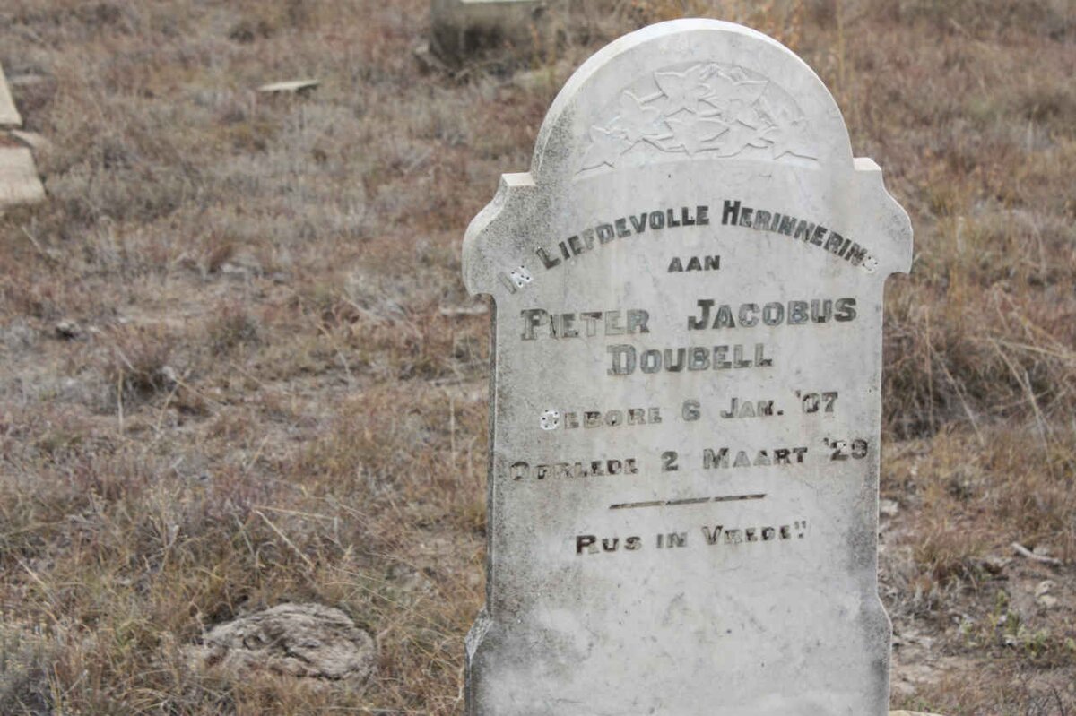 DOUBELL Pieter Jacobus 1907-1920