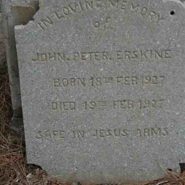 ERSKINE J.P. 1927-1927