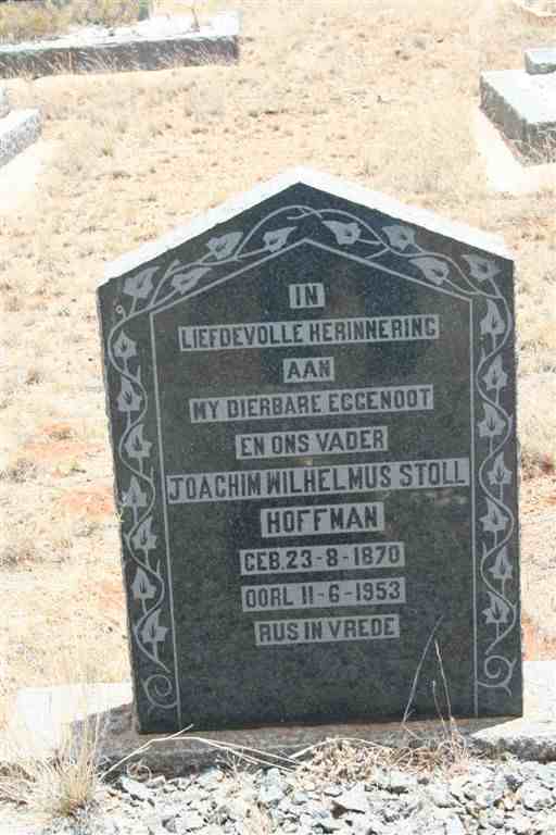 HOFFMAN Joachim Wilhelmus Stoll 1870-1953