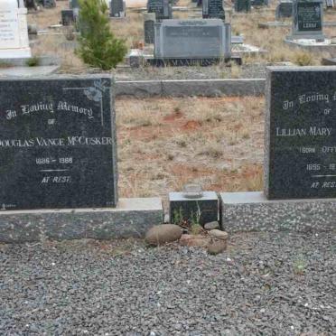 McCUSKER Douglas Vance 1886-1966 &amp; Lillian Mary OFFICER 1895-1978