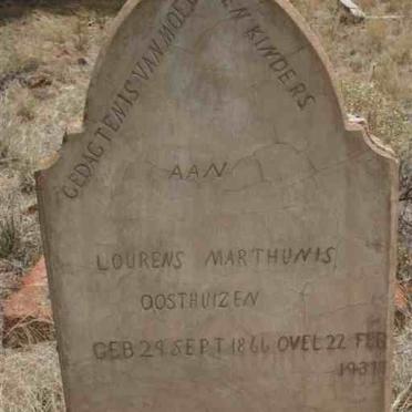 OOSTHUIZEN Lourens Marthunis 1866-1931
