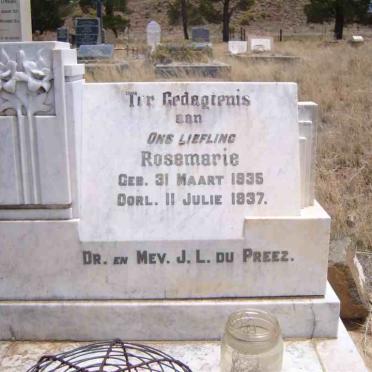 PREEZ Rosemarie, du 1935-1937