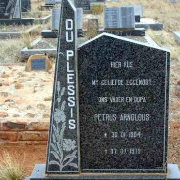 PLESSIS Petrus Arnoldus, du 1904-1979