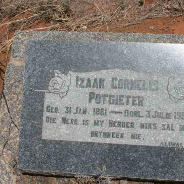 POTGIETER Izaak Cornelis 1881-1950