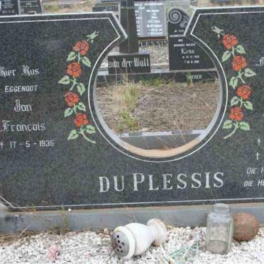 PLESSIS Jan Francois, du 1935- &amp; Anna C.E. SMITH 1953-1988