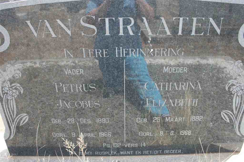 STRAATEN Petrus Jacobus, van 1880-1966 &amp; Catharina Elizabeth 1882-1968