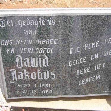 ? Dawid Jakobus 1961-1982