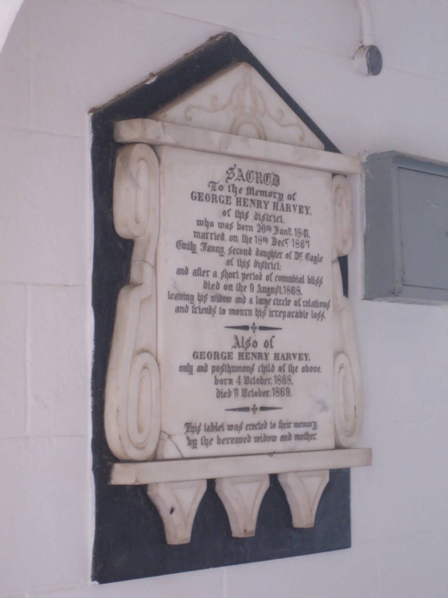 HARVEY George Henry 1841-1868 :: HARVEY George Henry 1868-1869