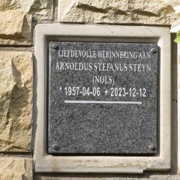 STEYN Arnoldus Stefanus 1957-2023