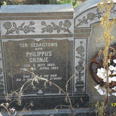 CRONJE Philippus 1885-1957