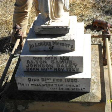 DALEY Alton Samuel Johnson 1928-1930