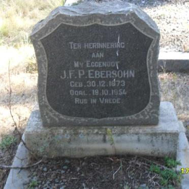 EBERSOHN J.F.P. 1873-1954