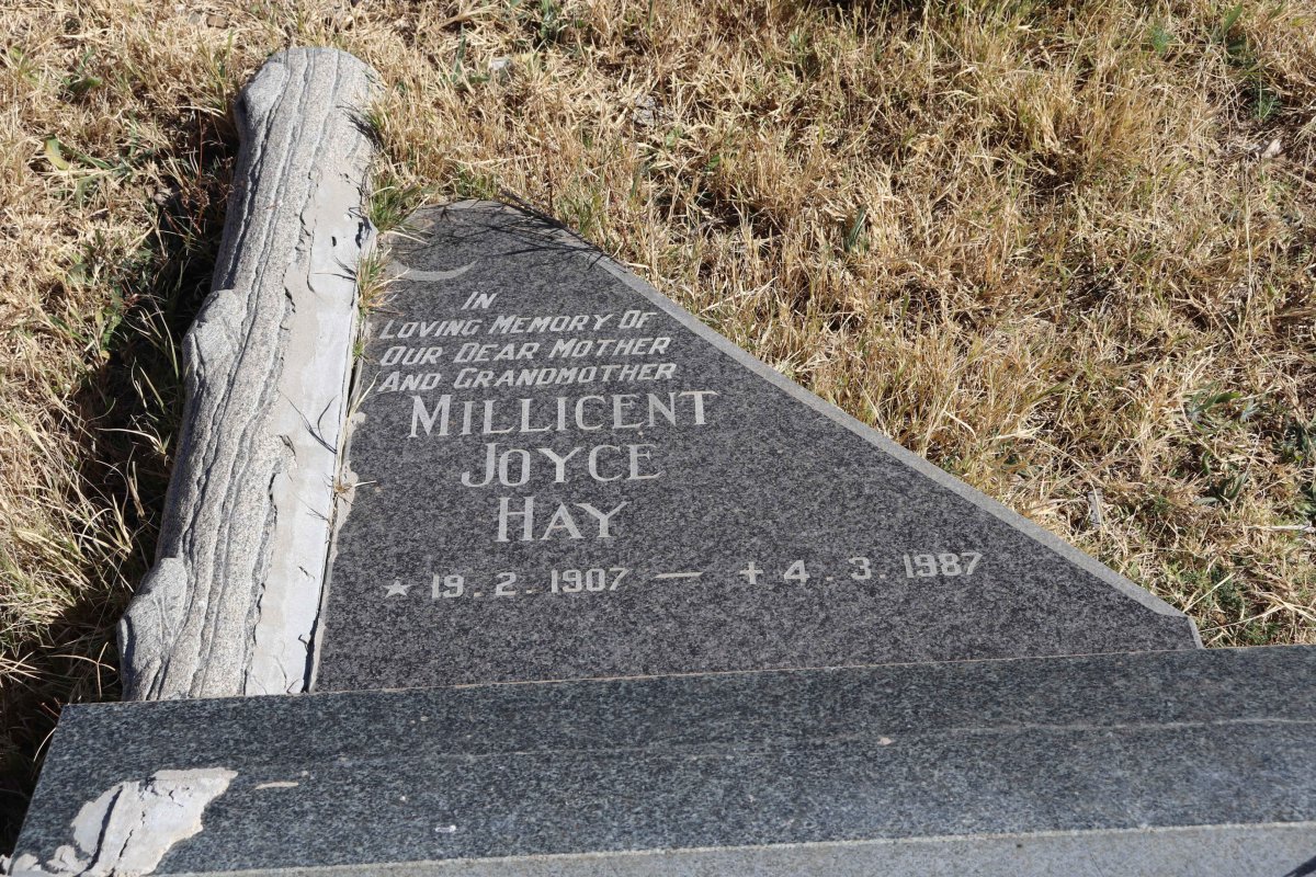 HAY Millicent Joyce 1907-1987