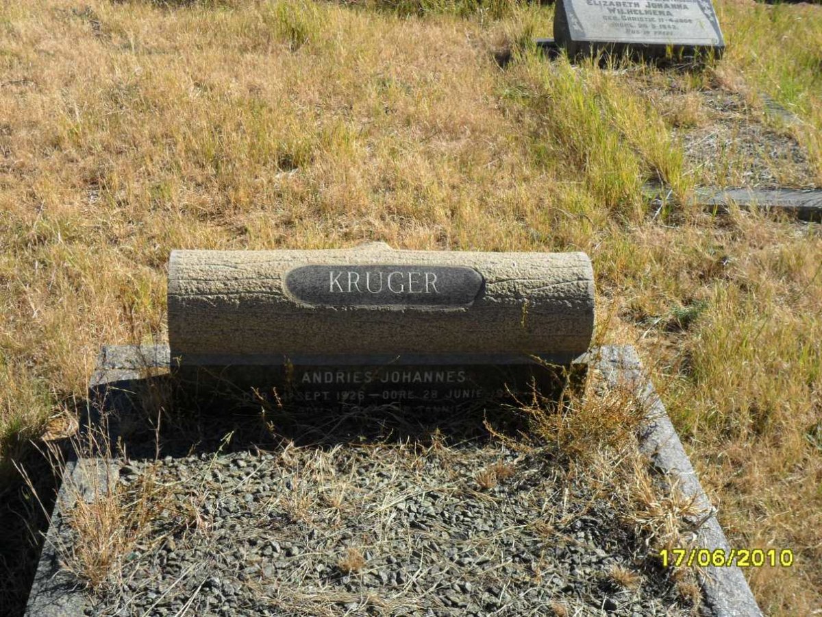 KRUGER Andries Johannes 1926-19?