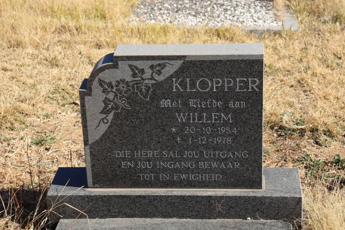 KLOPPER Willem 1954-1978