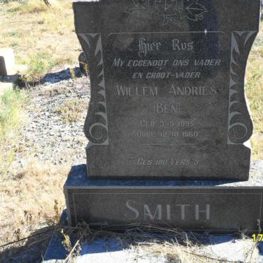 SMITH  Willem Andries 1895-1960