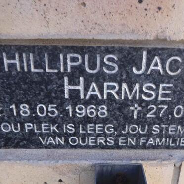 HARMSE Phillipus Jacobus 1968-2016