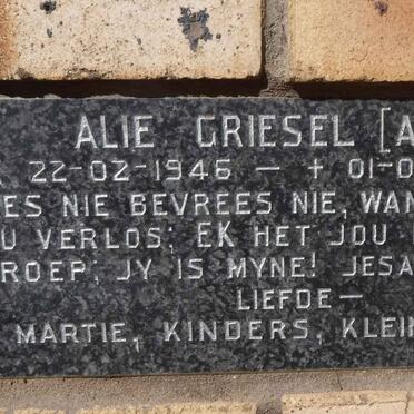 GRIESEL A.J 1946-2004