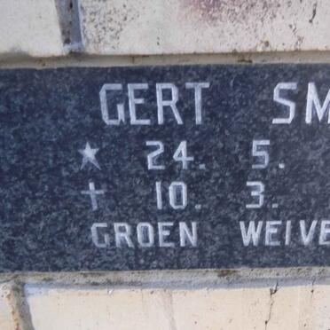 SMIT Gert 1944-2007