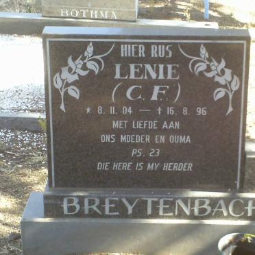 BREYTENBACH C.F. 1904-1996