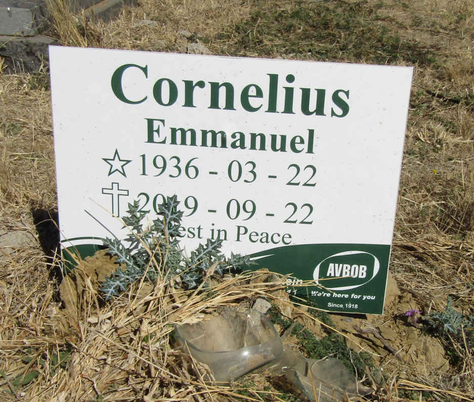 CORNELIUS Emmanuel 1936-2019