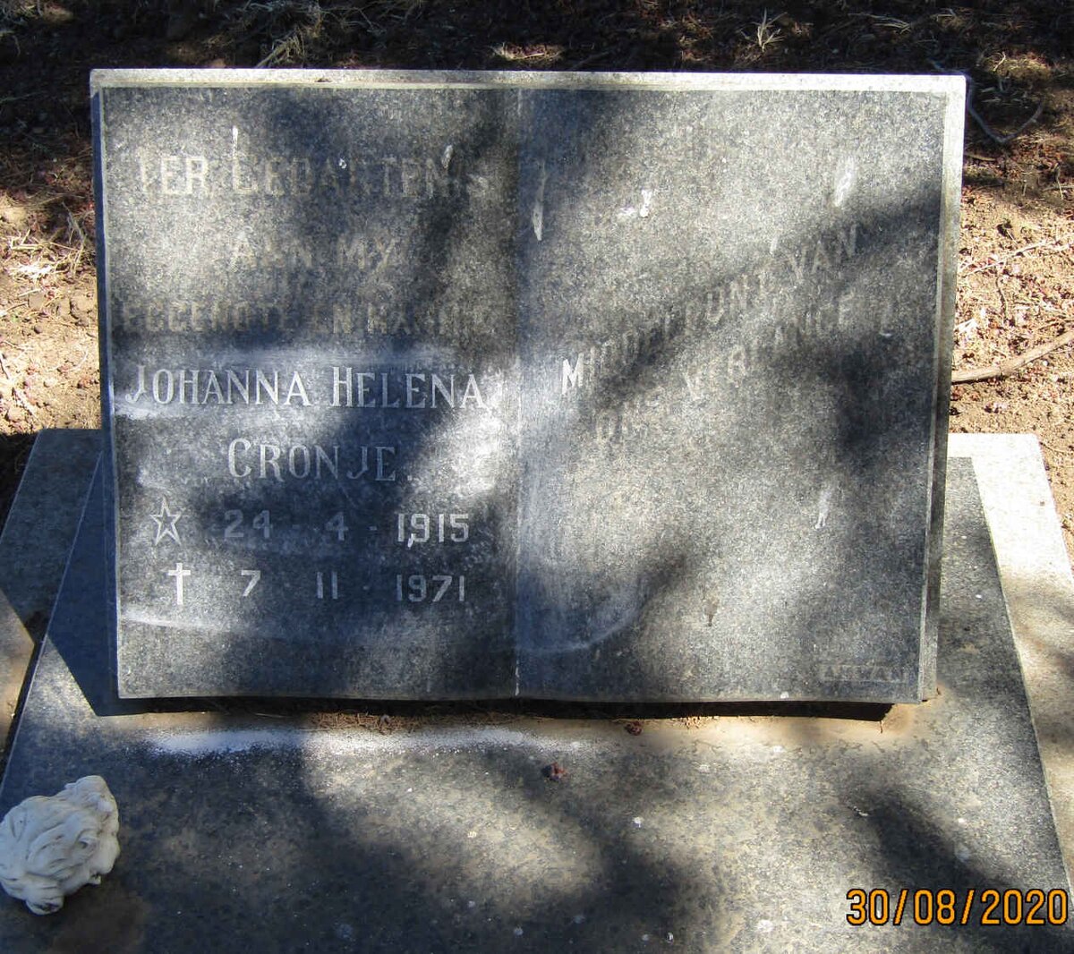 CRONJE Johanna Helena 1915-1971