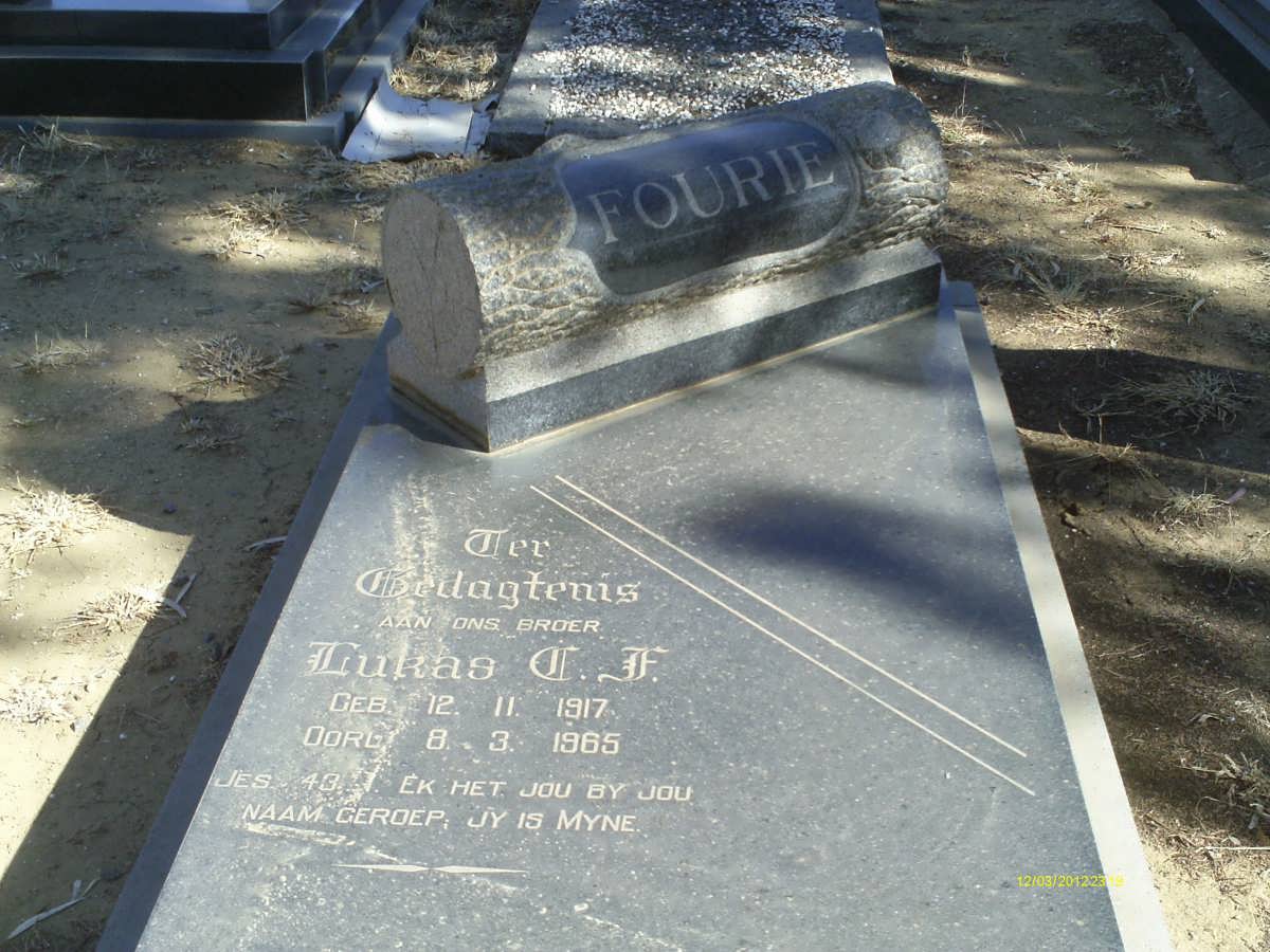 FOURIE Lukas C.F. 1917-1965