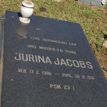 JACOBS Jurina 1906-1991