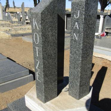 KOTZE Jacobus Jan 1937-1988