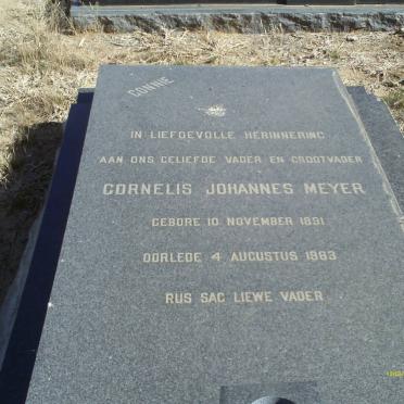 MEYER Cornelis Johannes 1891-1983