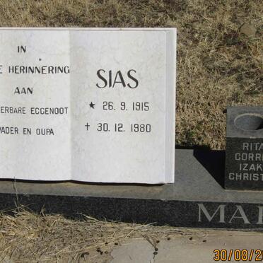 MARE Sias 1915-1980 &amp; Nellie 1921-2014 :: MARE Sakkie 1959-2018