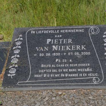 NIEKERK Pieter, van 1930-2000