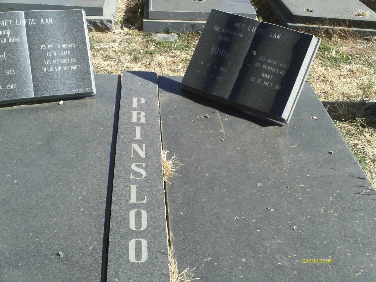 PRINSLOO Carl 1923-1987 :: PRINSLOO Willie 1924-1997