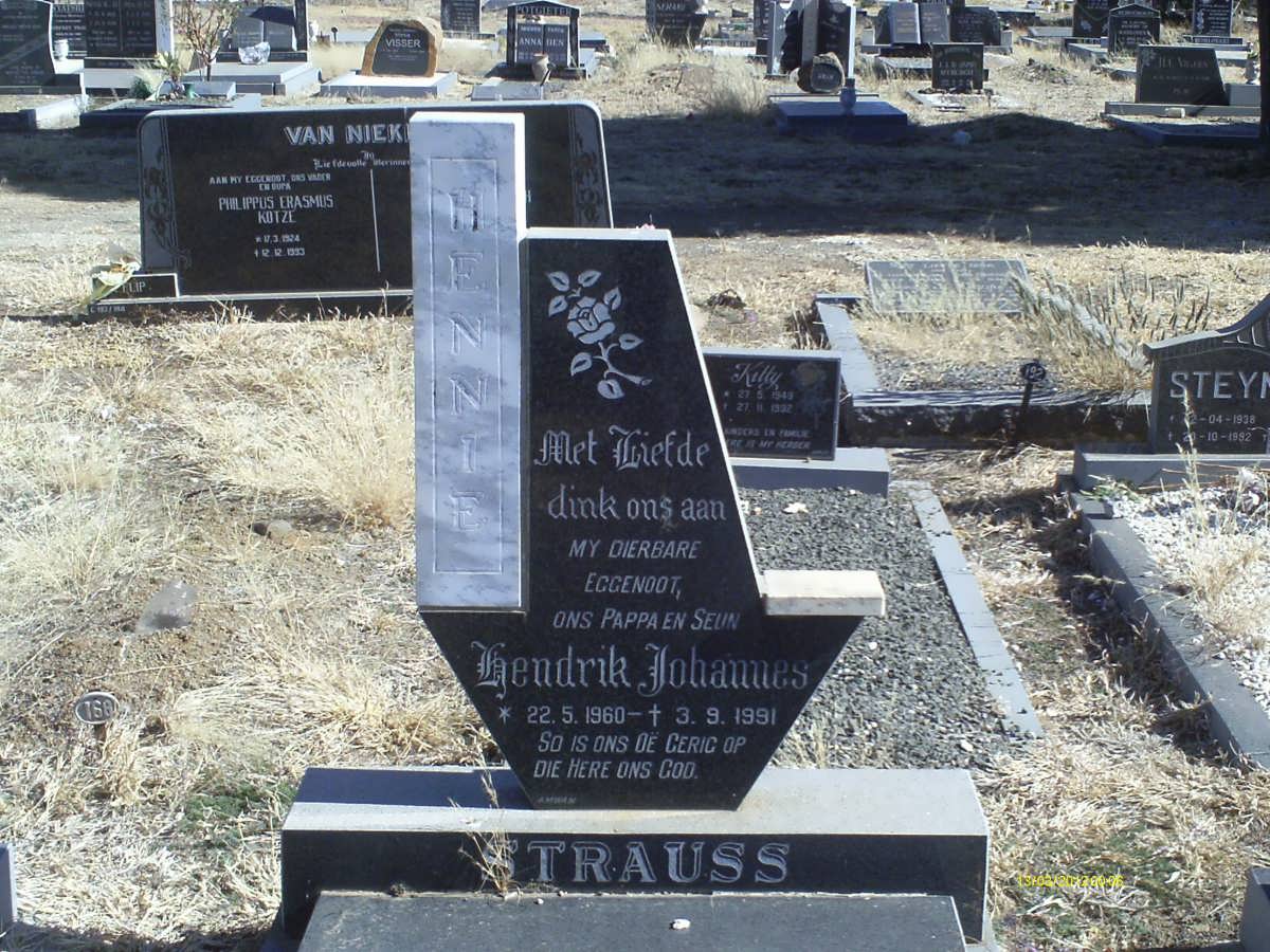 STRAUSS Hendrik Johannes 1960-1991