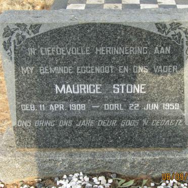 STONE Maurice 1908-1959
