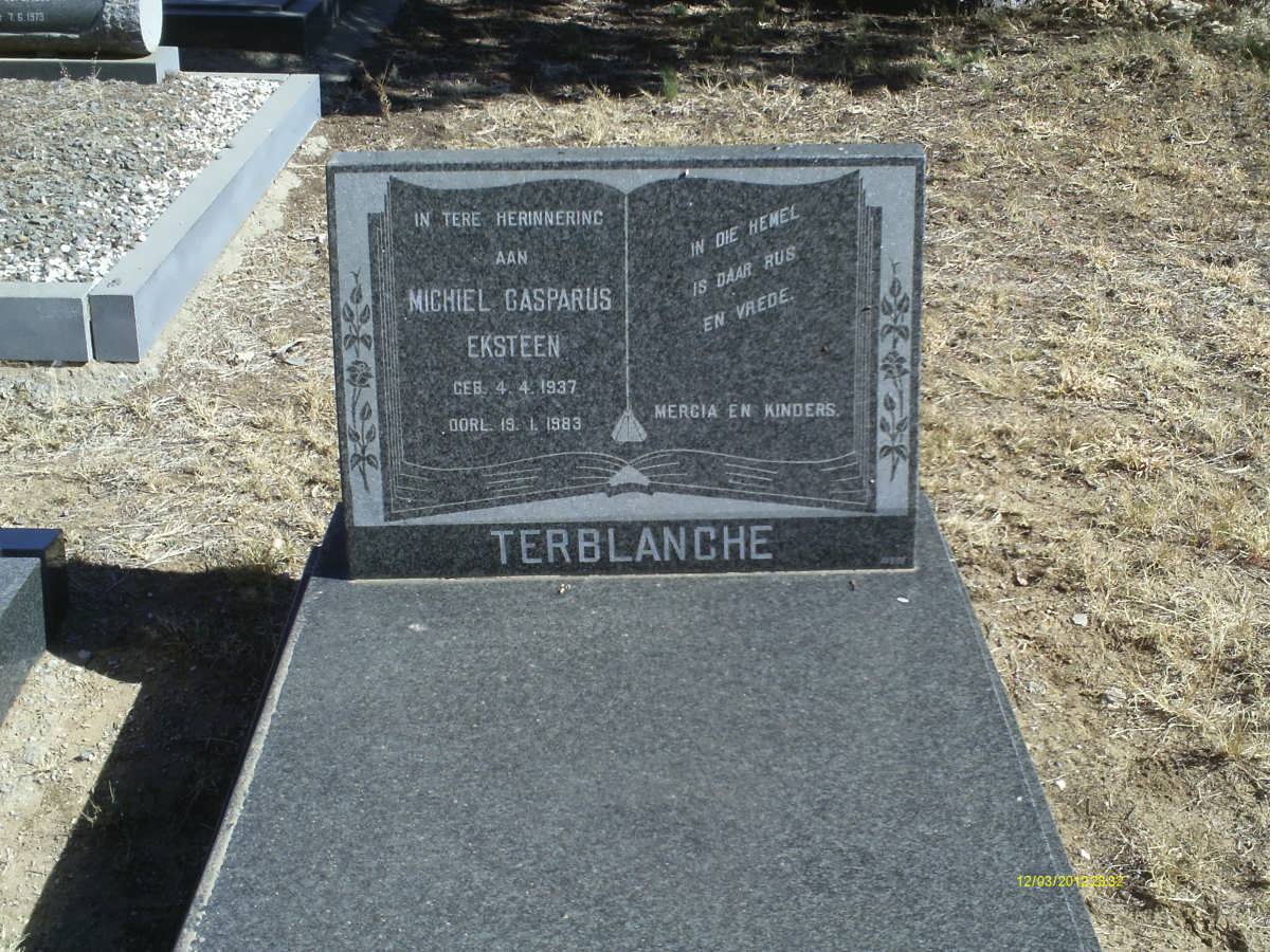 TERBLANCHE Michiel Casparus Eksteen 1937-1983