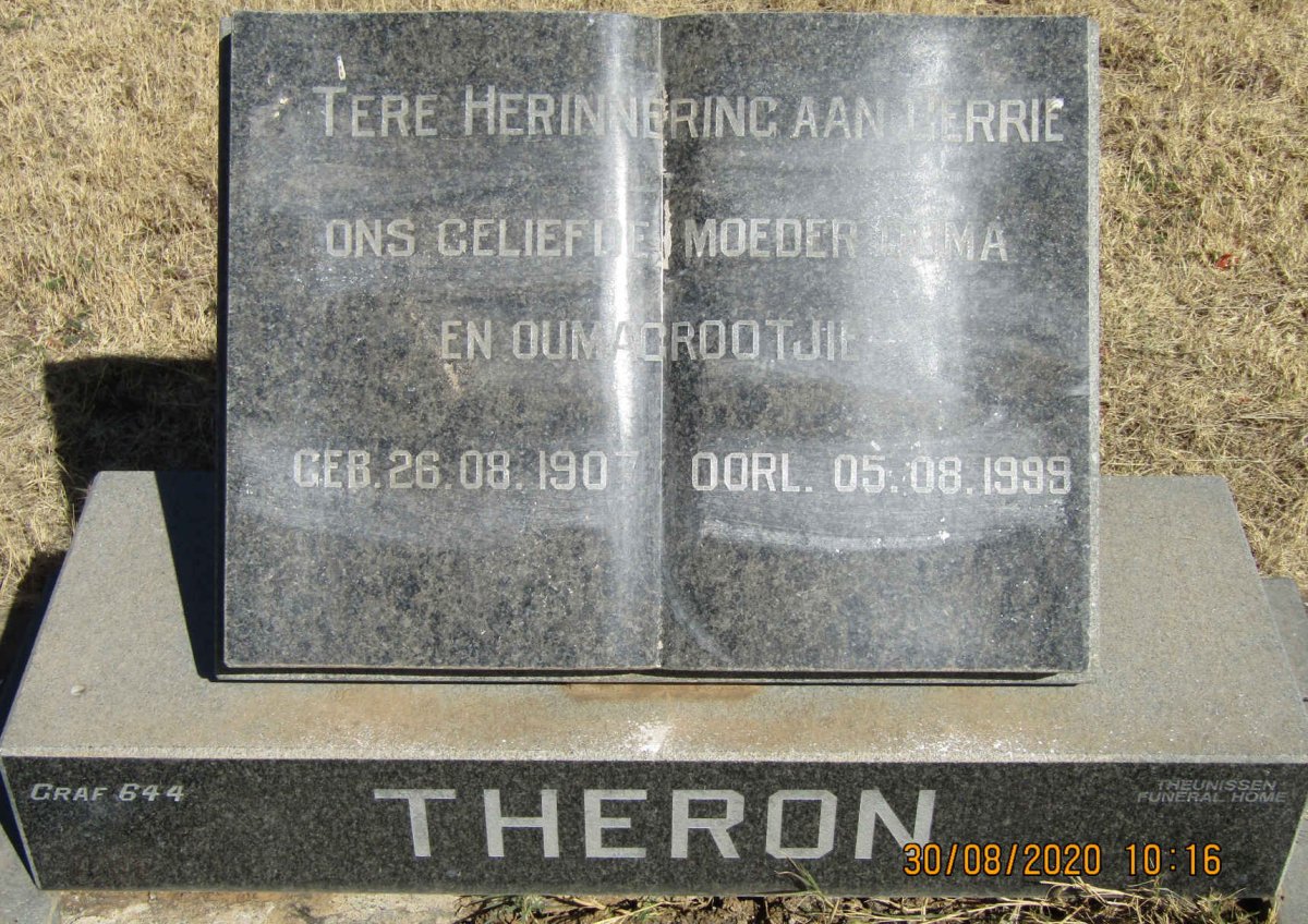 THERON Gerrie 1907-1999