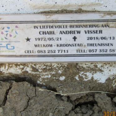 VISSER Charl Andrew 1972-2018