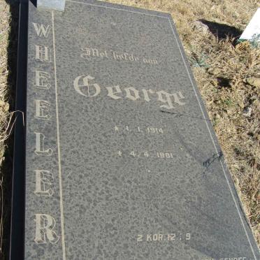 WHEELER George 1914-1981