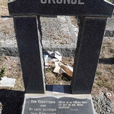 CRONJE Jan Abraham 1855-1940