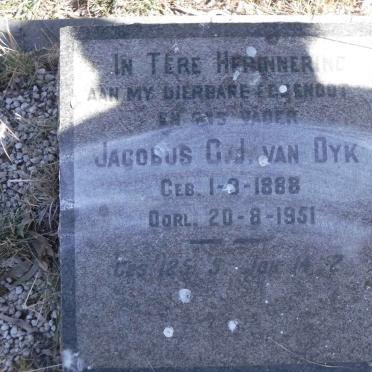 DYK Jacobus C.J., van 1888-1951