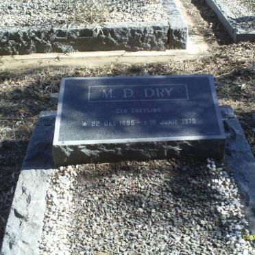 DRY M.D. nee GREYLING 1895-1979
