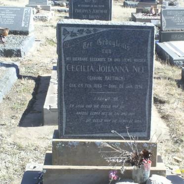 NEL Cecilia Johanna nee HATTINGH 1883-1946